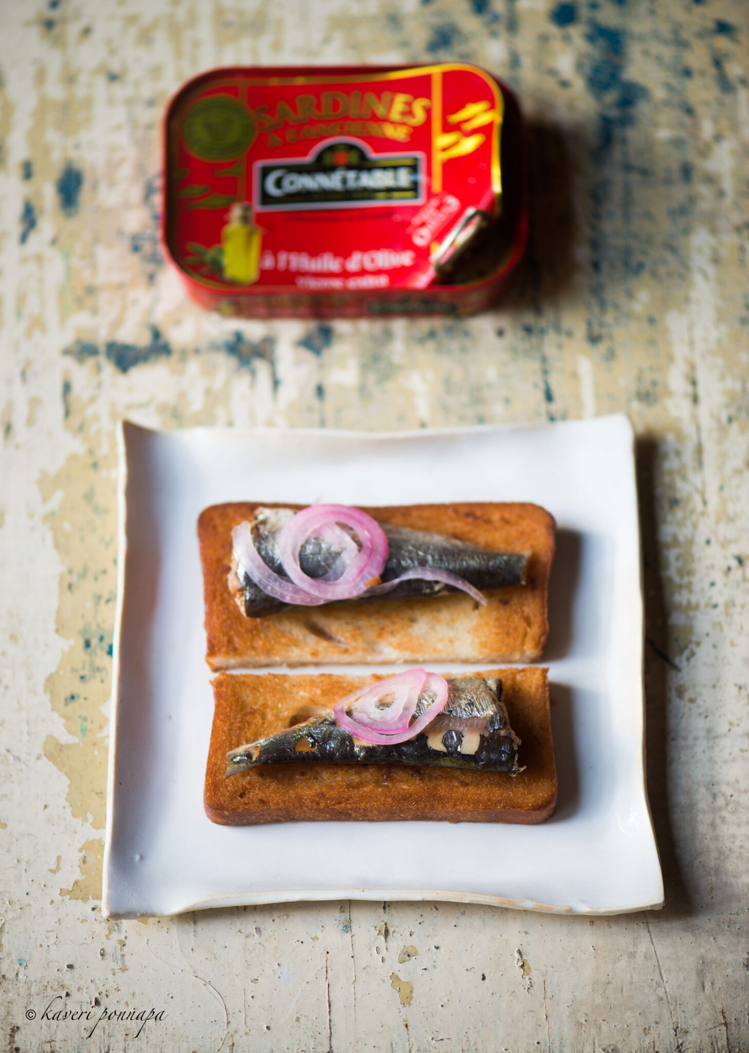 Sardines on Toast Kaveri Ponnapa
